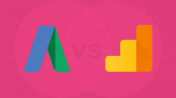 Google AdWords icon vs Google Analytics icon