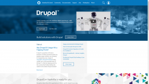 Drupal.org homepage